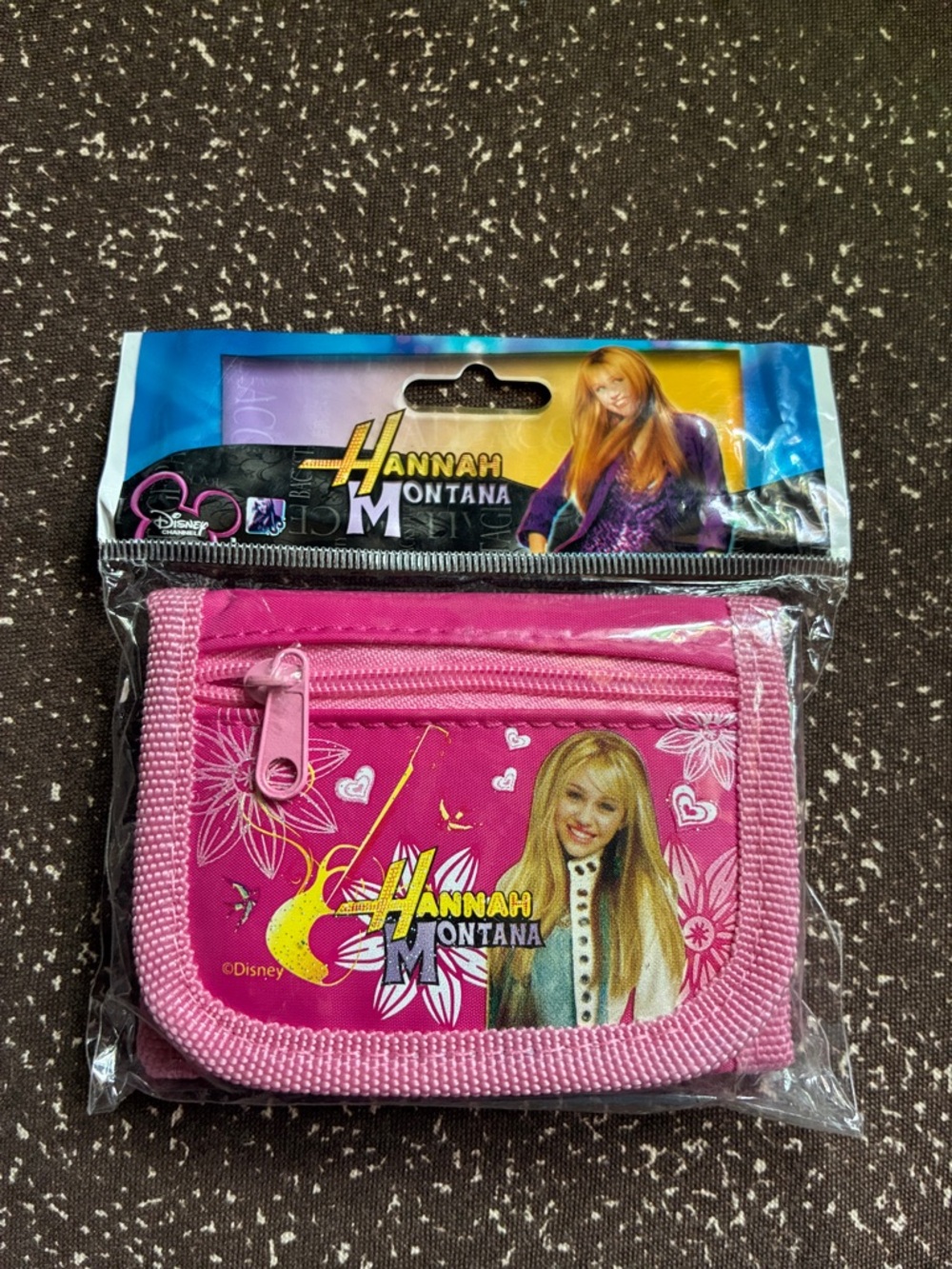 NWT Y2K Disney Pink Hannah Montana Mini Tri-Fold Wallet